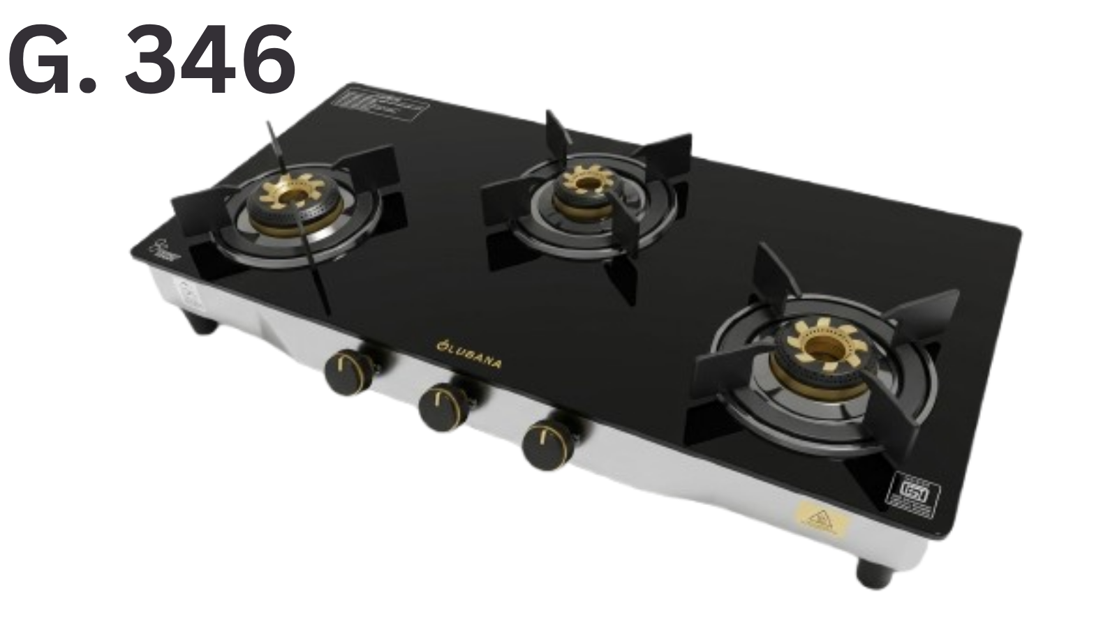 Lubana Glass Stove G.346 Milan
