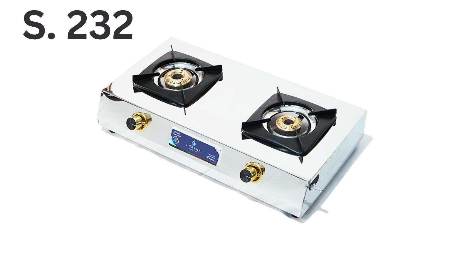 Lubana Steel Gas Stove S.232