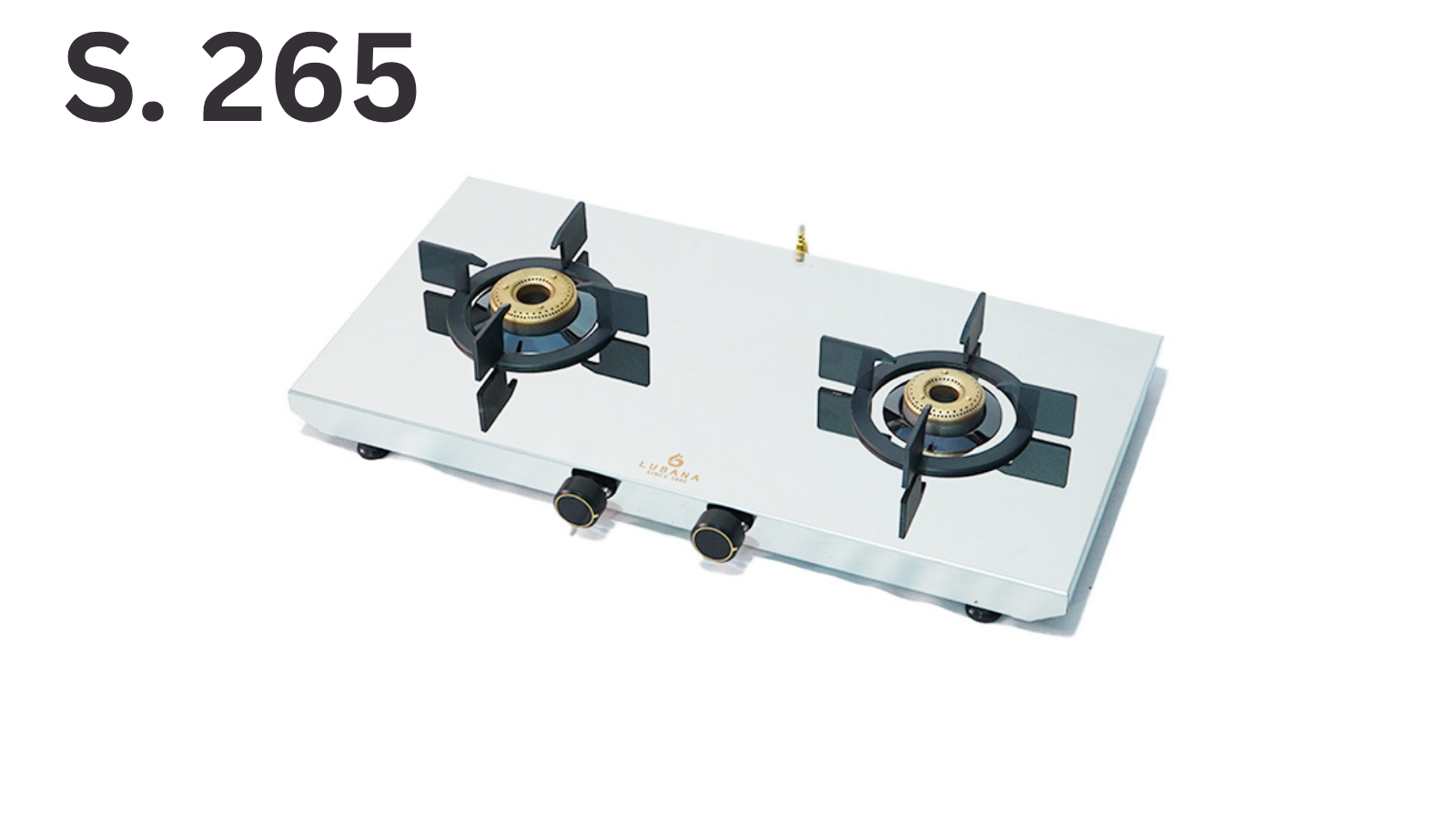 Lubana Steel Gas Stove S.265 Magnite