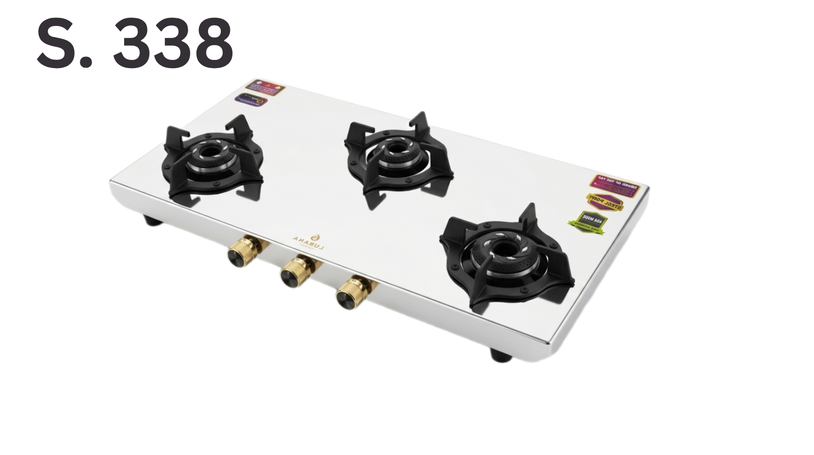 Lubana Steel Gas Stove S.338