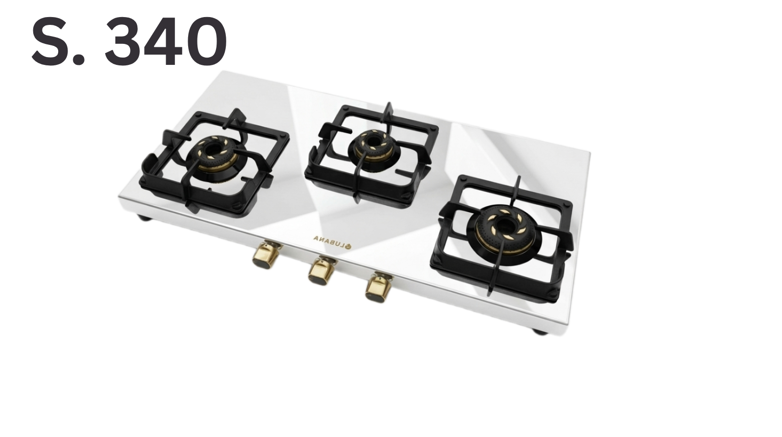 Lubana Steel Gas Stove S.340
