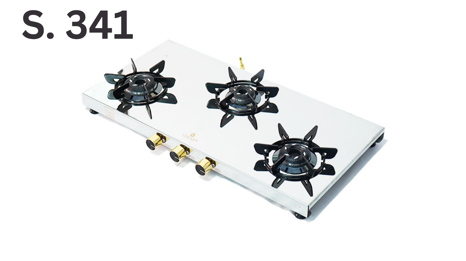 Lubana Steel Gas Stove S.341 Dhurander