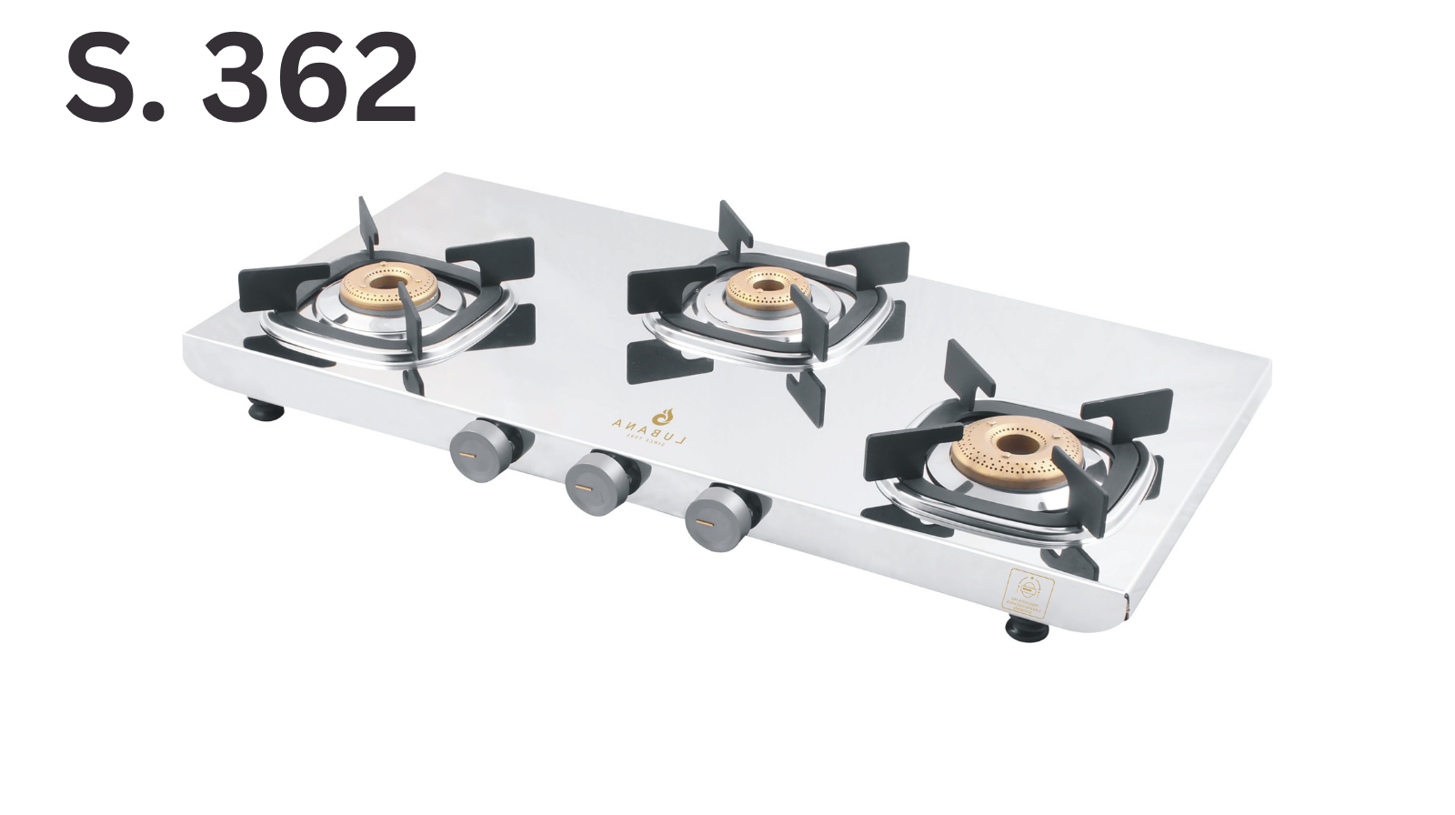 Lubana Steel Gas Stove S.362 Livetone
