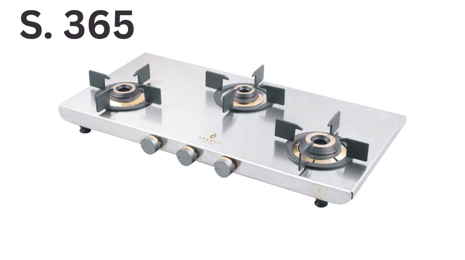 Lubana Steel Gas Stove S.365 Magnite