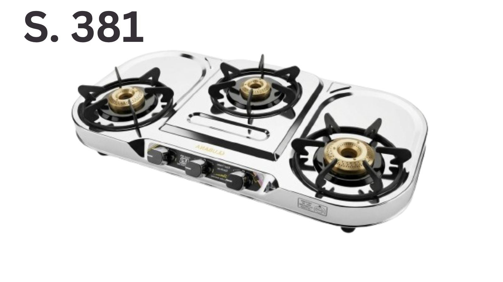Lubana Steel Gas Stove S.381