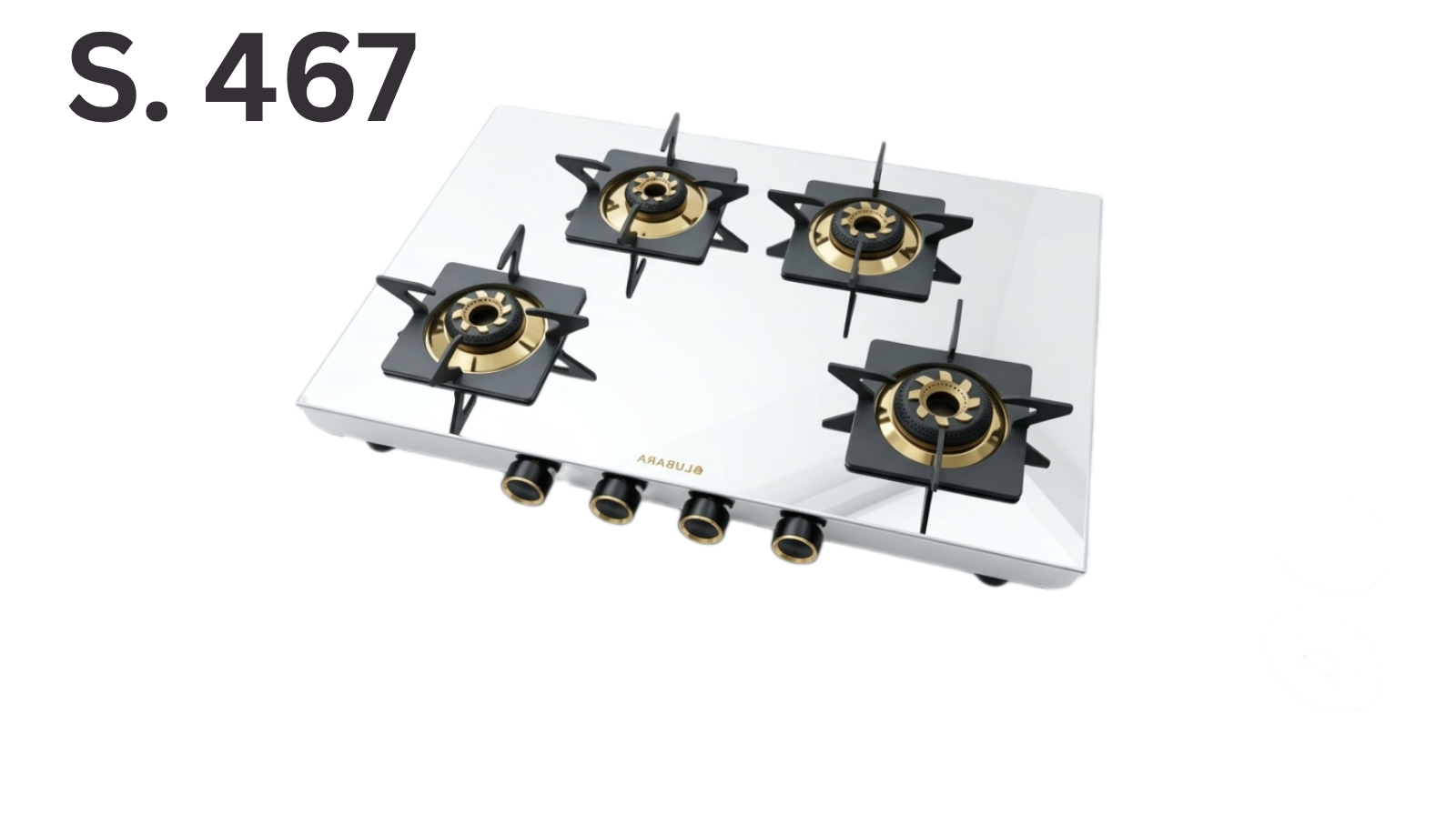 Lubana Steel Gas Stove S.467