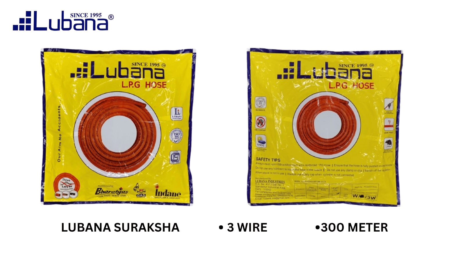 Lubana Suraksha LPG Hose