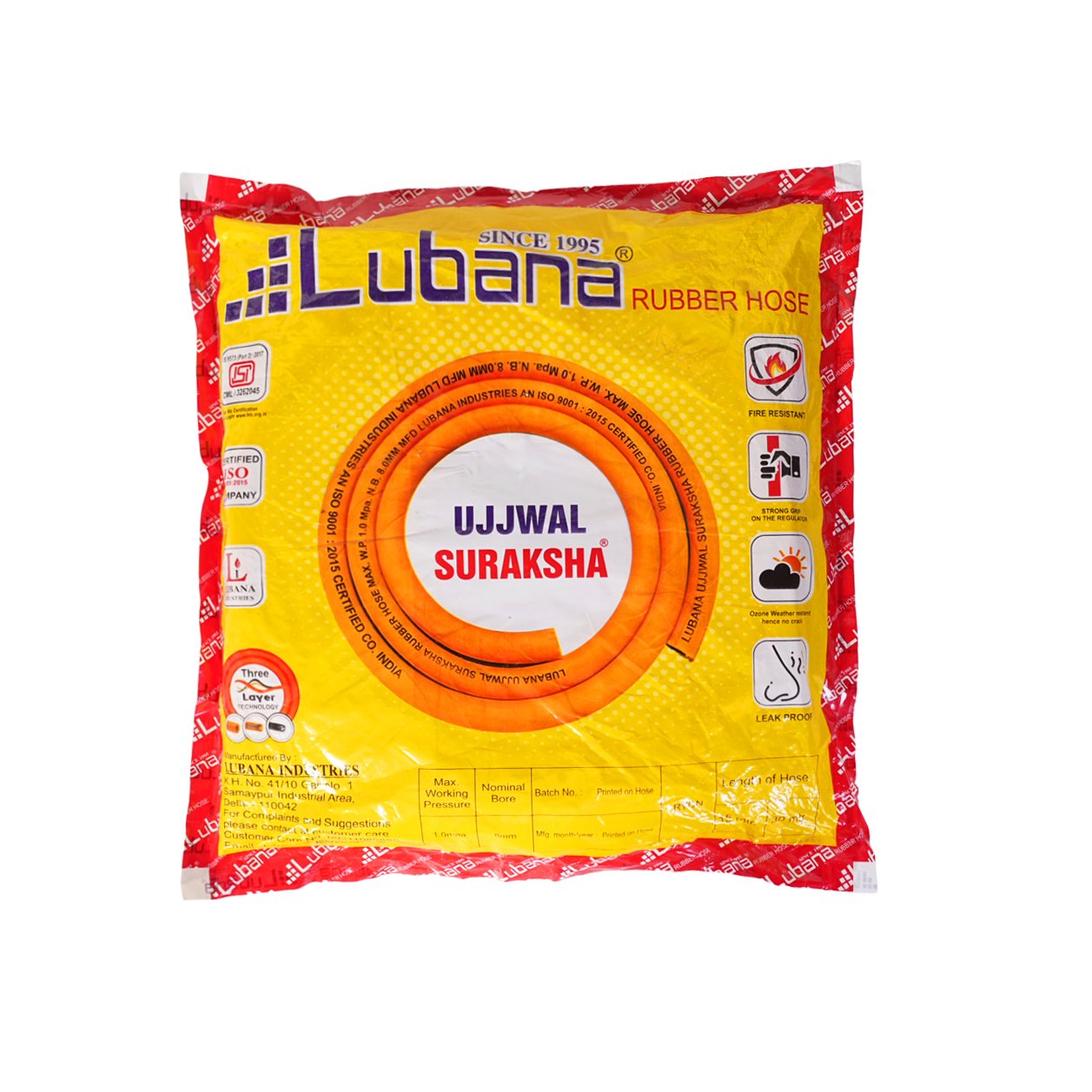 Lubana Suraksha LPG Hose