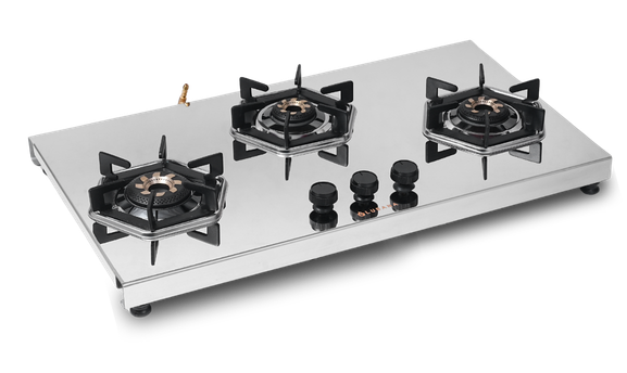 Lubana 3 burner stell gas stove